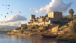 Recreación de la ciudad de Tartessos