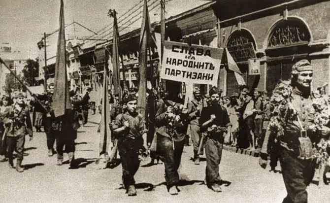 Un grupo de partisanos búlgaros