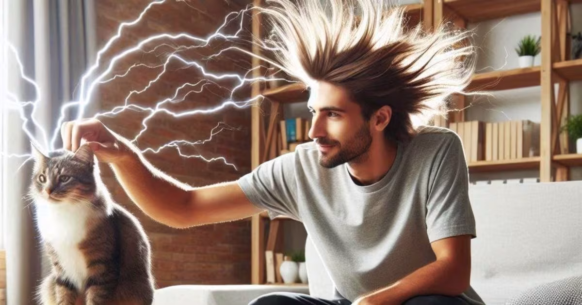 Acariciar a tu gato: descubre el misterio de la electricidad estática y su ciencia