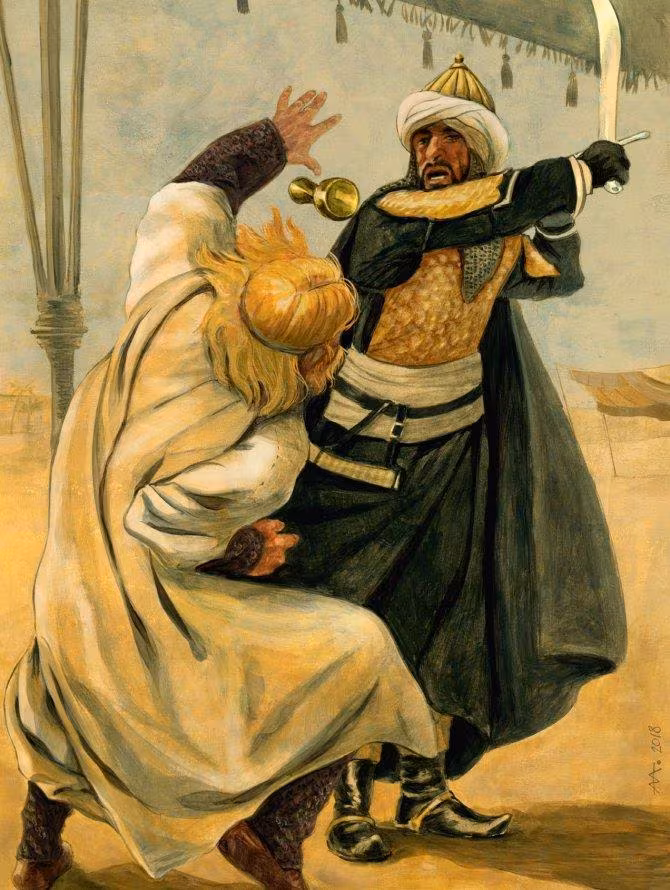 Saladino mata a Reinaldo de Chantillon