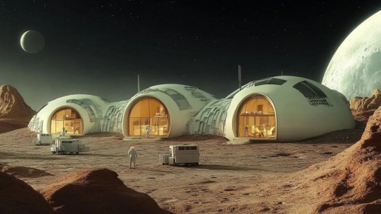 La NASA cultivará casas hechas con hongos tanto en la Luna como en Marte