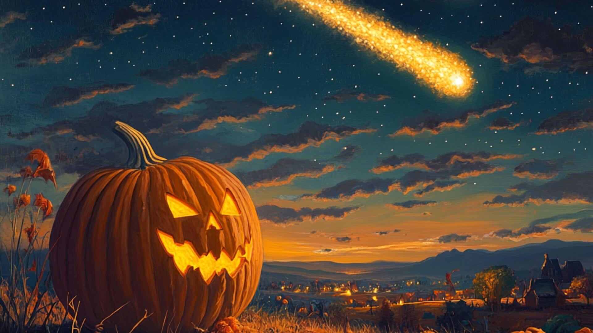 Calabaza y cometa