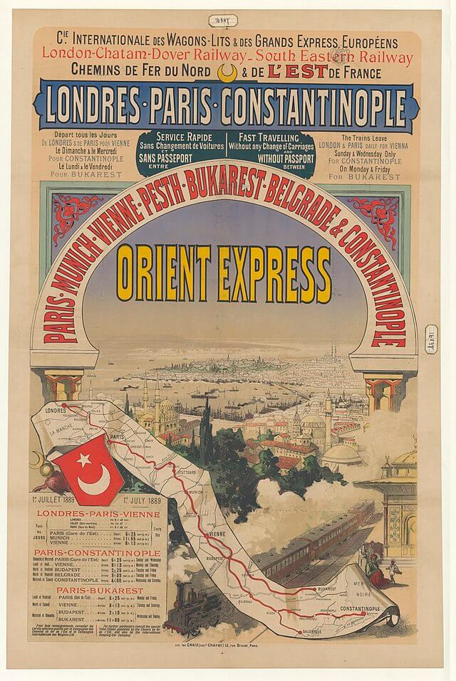 Anuncio del Orient Express