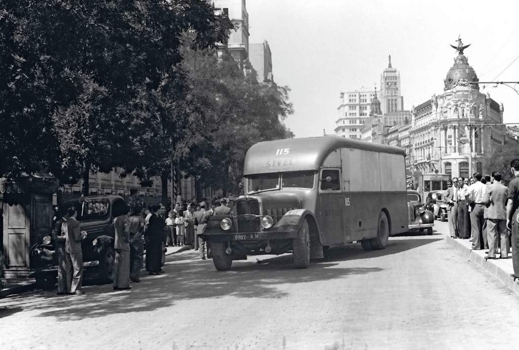Camión blindado con el oro recuperado de Francia entra al Banco de España