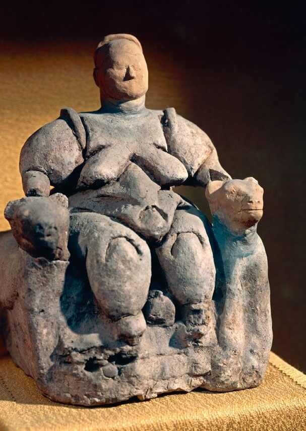 Diosa Madre de la cultura Catal Hüyük