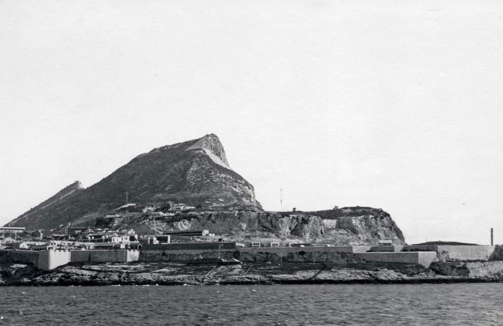 El peñón de Gibraltar hacia 1930