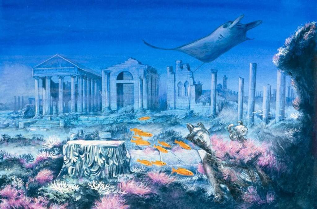 Recreación de la Atlántida