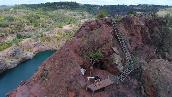 Vista panorámica de la Cueva del León