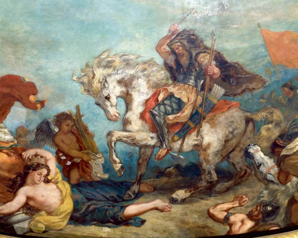 Atila, por Delacroix