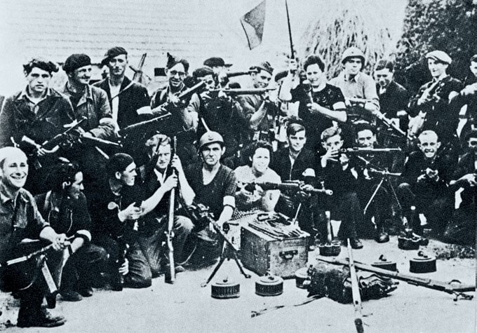 Guerrilleros españoles que formaron parte de las fuerzas francesas