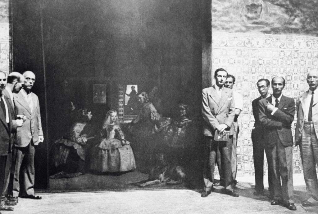 Las Meninas antes de salir de Valencia rumbo a Cataluña