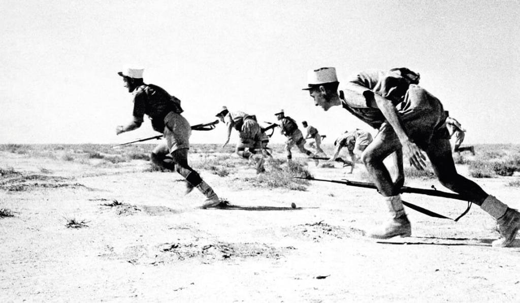 Legionarios de las Fuerzas Libres francesas en Libia