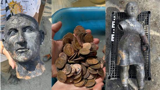 Hallan un templo etrusco-romano único en el mundo bajo las aguas termales de Italia