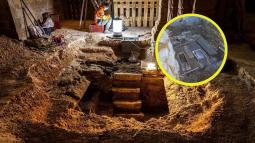 Tumbas merovingias y sarcófagos romanos