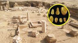 Hallazgo de momias con lenguas de oro revela secretos del Egipto ptolemaico