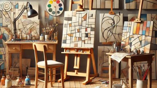 Estudio de pintor.