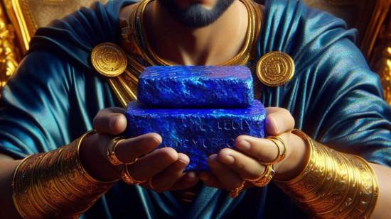 Lingote de azul egipcio