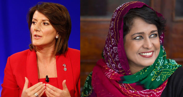Atifete Jahjaga y Ameenah Fakim