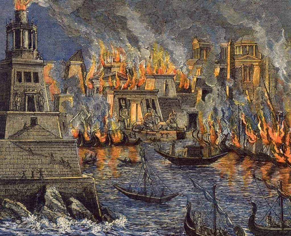 Incendio de la Biblioteca de Alejandría