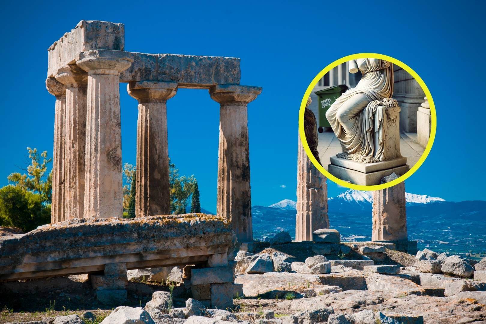 Una estatua helenística aparece en la basura y revela secretos del pasado