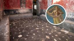 Arqueólogos desentierran un impresionante complejo de baños en Pompeya. Ilustración artística de un complejo de baños en Pompeya