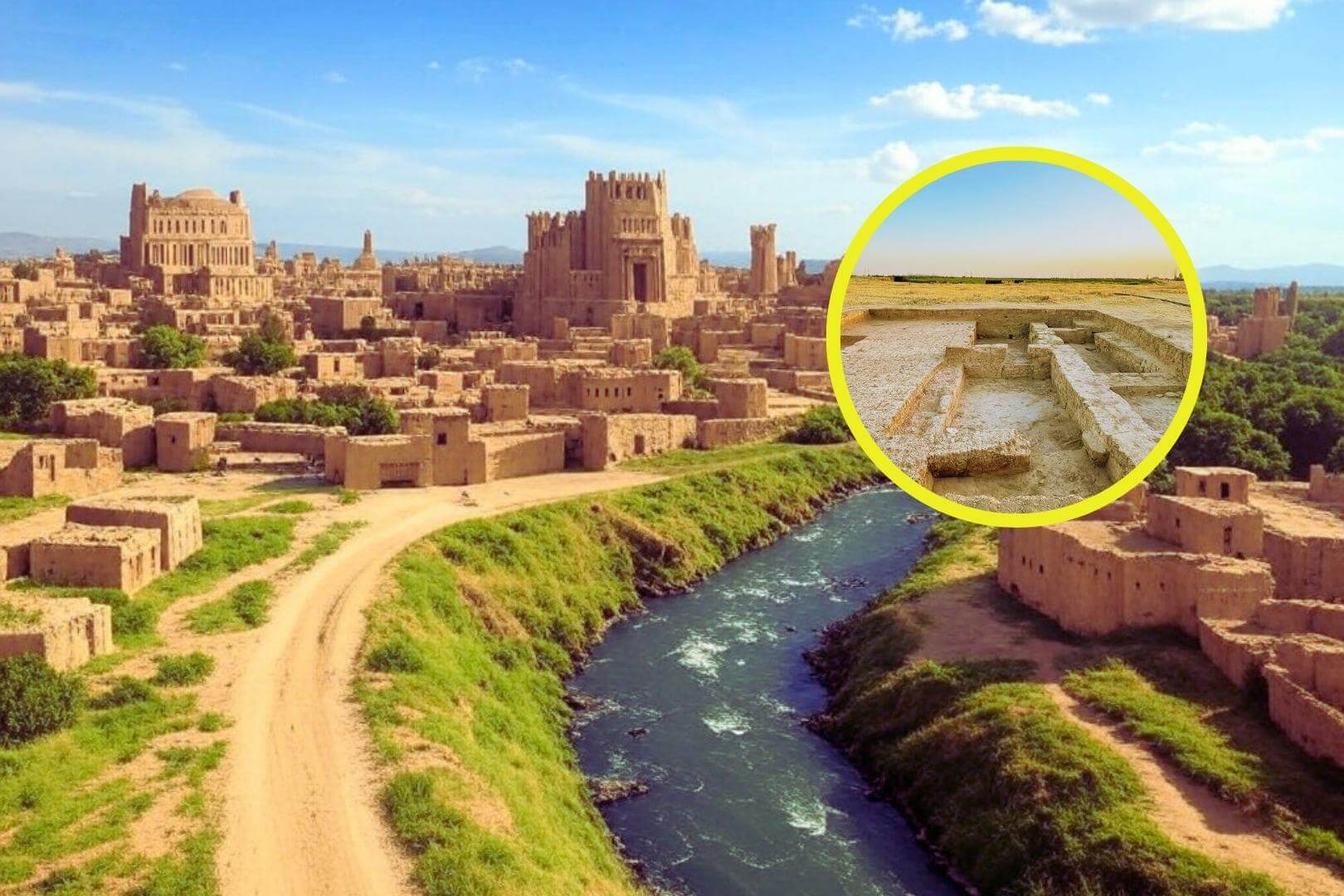 Arqueólogos desentierran en Irak una ciudad perdida de Mesopotamia con un palacio de arquitectura imponente