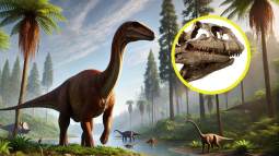 Descubren en China el cráneo gigante de un dinosaurio de hace 200 millones de años