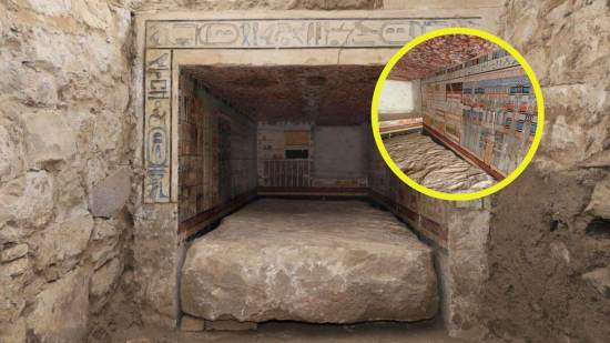 Descubren en Egipto la tumba decorada de un médico de faraones