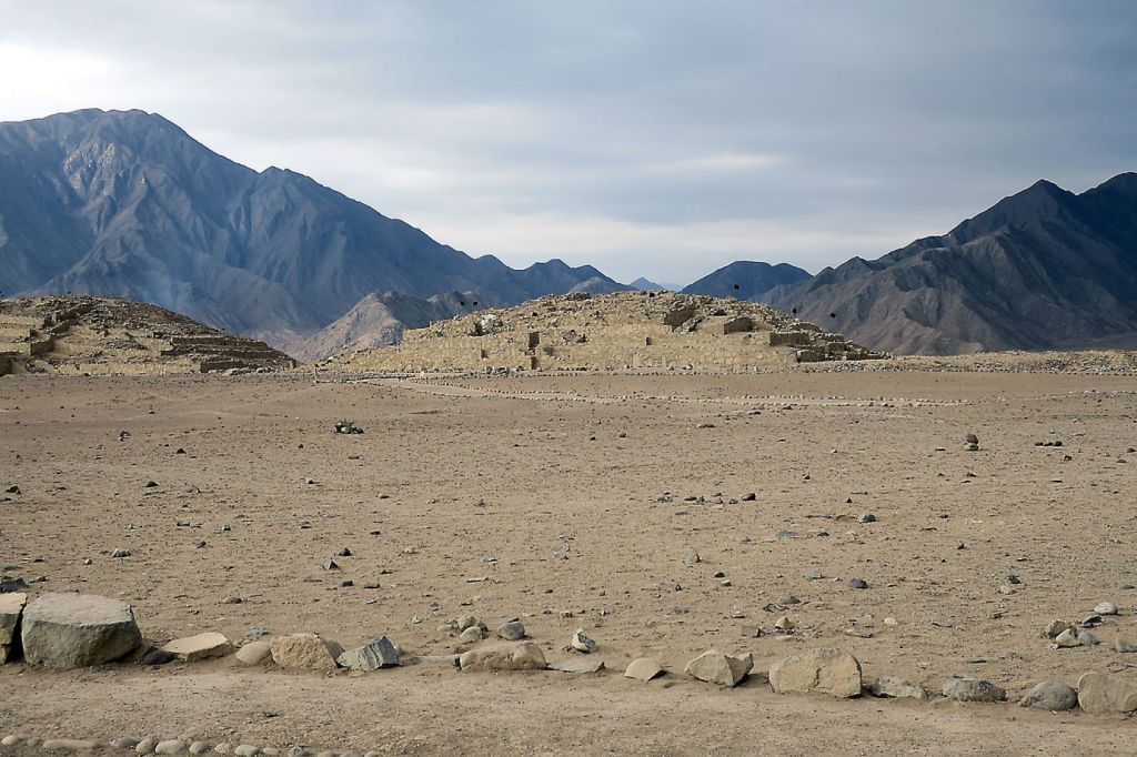 Restos arqueológicos de Caral