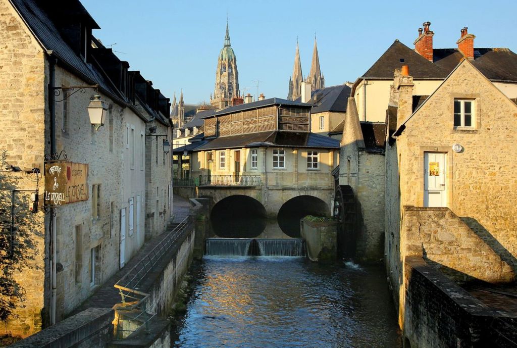 Imagen del centro histórico de Bayeux