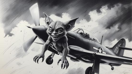 El mito de los gremlins, el terror de los cielos.