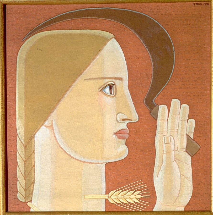 La tierra, obra de la artista Maruja Mallo