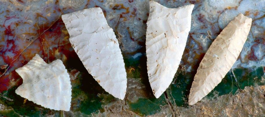 Puntas de lanza de la cultura Clovis