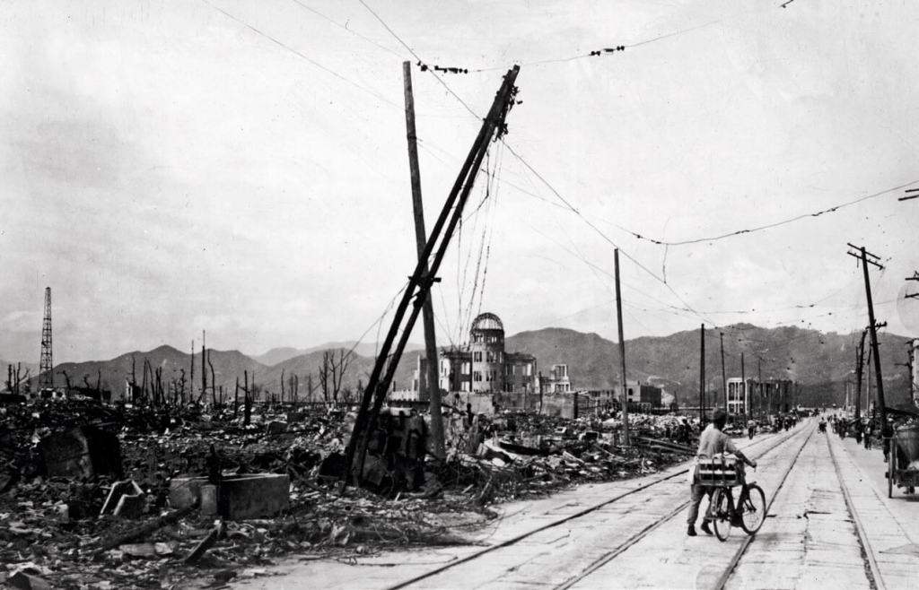 Ruinas de Hiroshima tras la bomba atómica