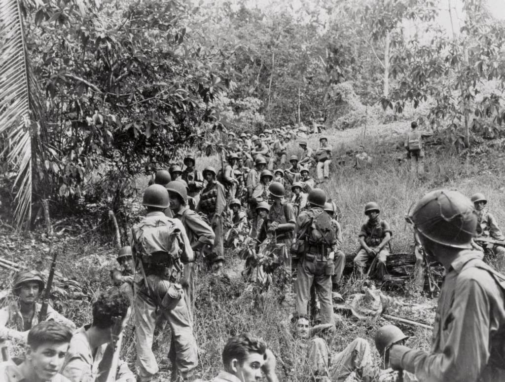 Soldados de EE. UU. en Guadalcanal
