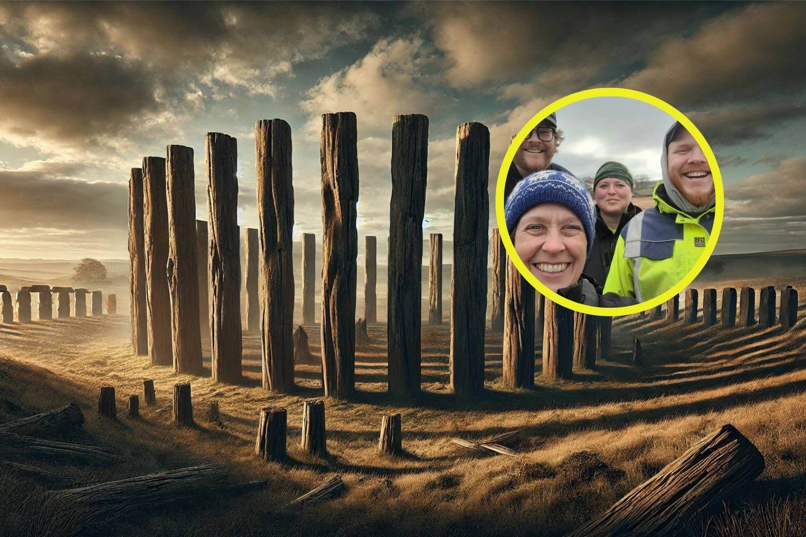 Descubren en Dinamarca un círculo de madera similar a Stonehenge que podría estar conectado con el Reino Unido