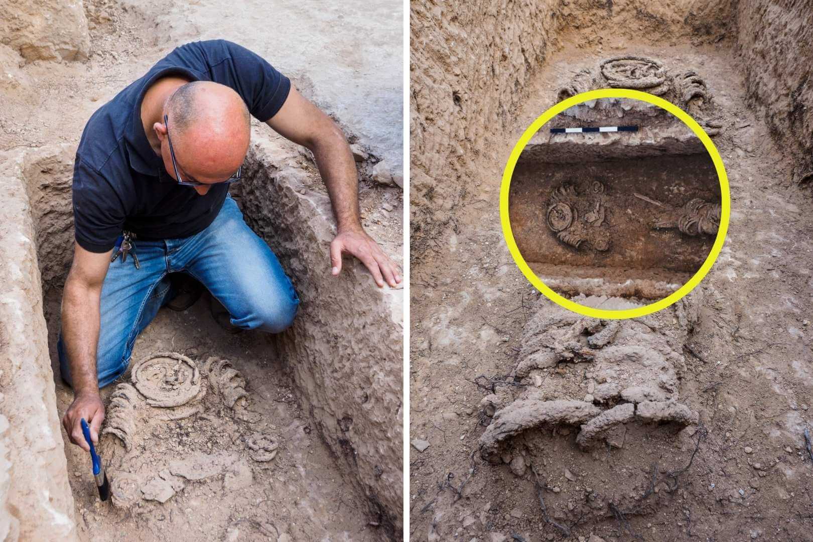 Un monje bizantino del siglo V enterrado con cadenas en Jerusalén resultó ser una mujer
