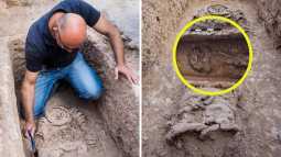 Un monje bizantino del siglo V enterrado con cadenas en Jerusalén resultó ser una mujer