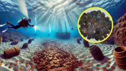 hallan más de 30.000 monedas romanas en las aguas de Italia