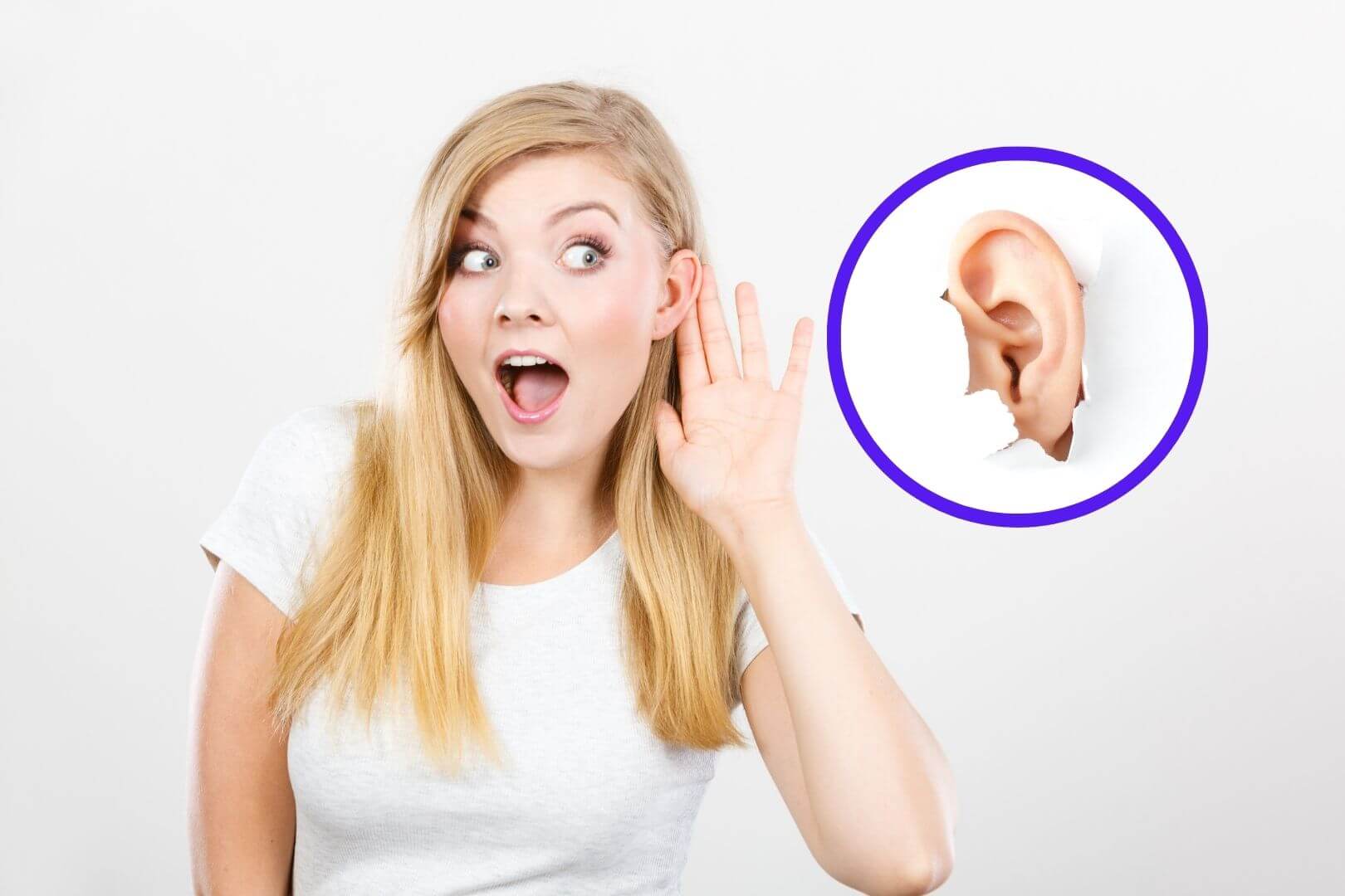 Tus orejas intentan moverse en secreto cuando te esfuerzas por escuchar