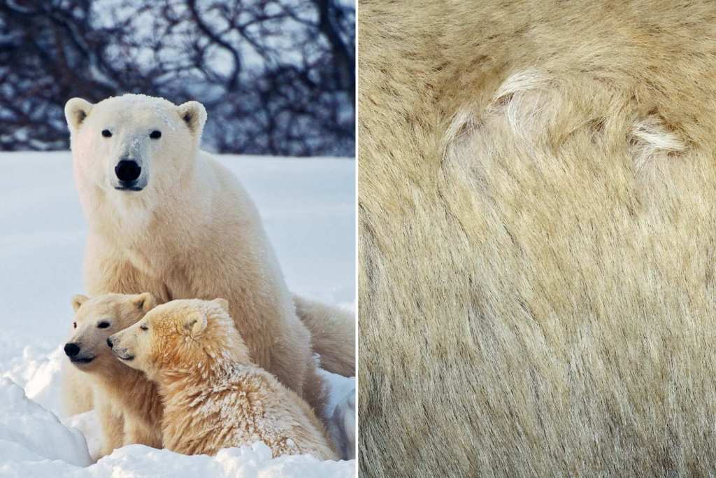 Un nuevo estudio revela el mecanismo que impide que el hielo se adhiera al pelaje de los osos polares