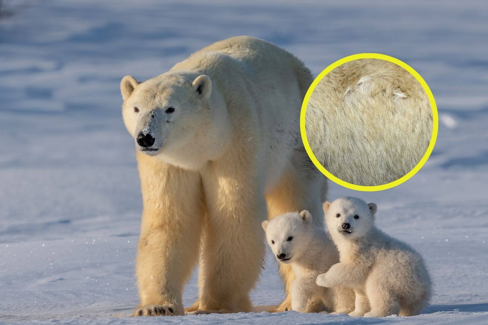 Descubren cómo los osos polares repelen el hielo