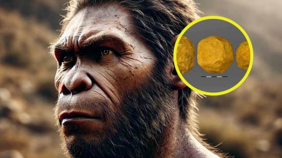 Las piedras presentan marcas de uso, pero su propósito sigue siendo un misterio