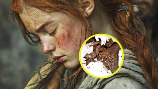 Recreación ficticia de la mujer de Ballymacombs More