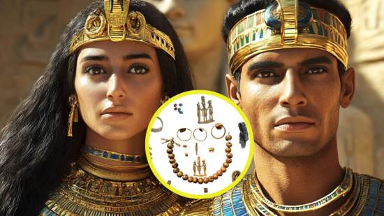 Joyería del antiguo Egipto en Karnak