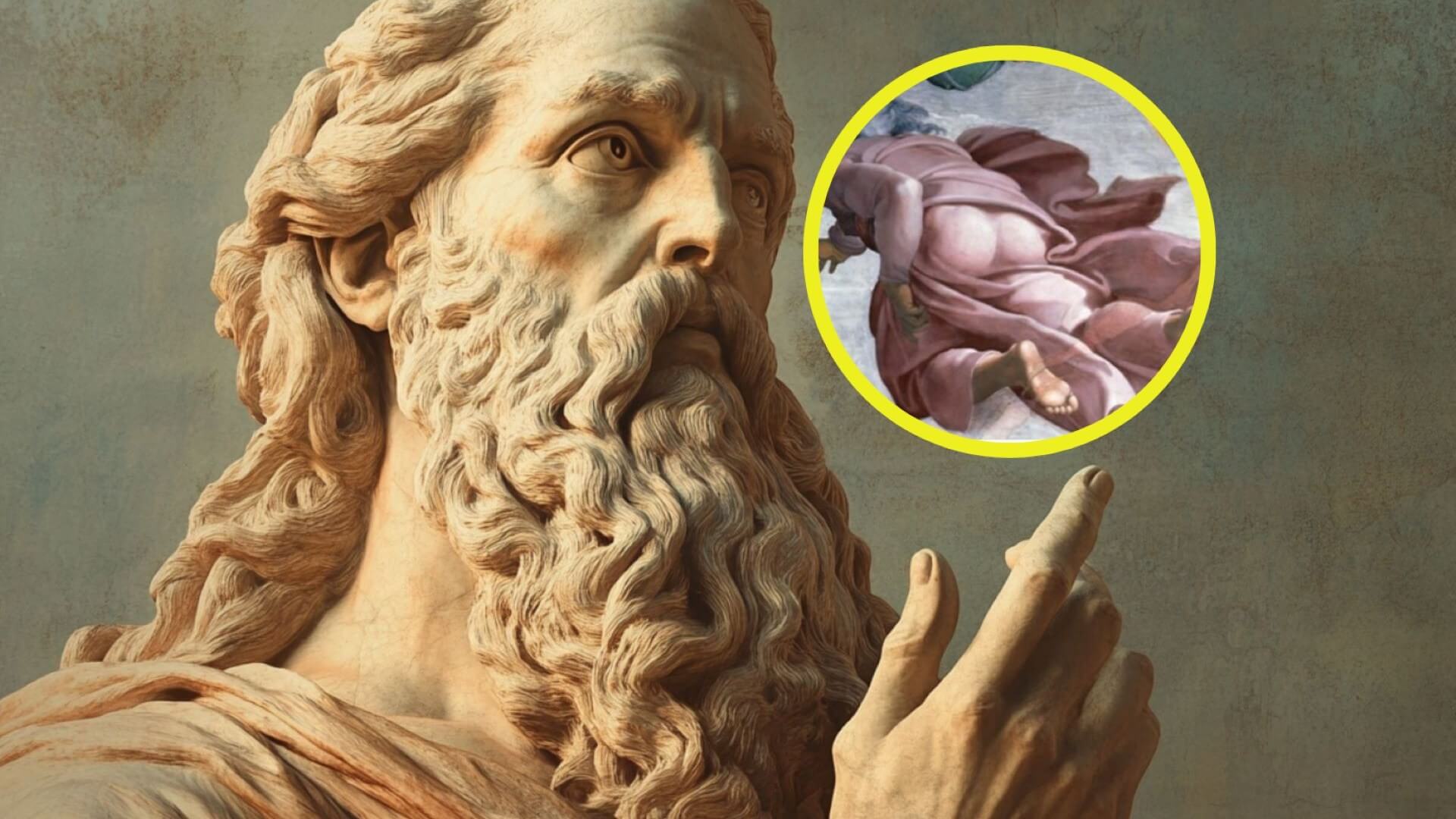 Miguel Ángel representó las nalgas divinas en la Capilla Sixtina