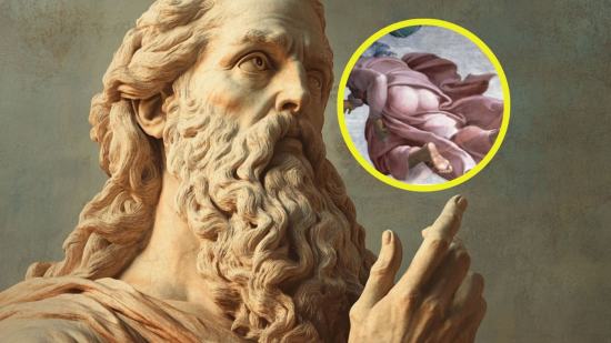 Miguel Ángel representó las nalgas divinas en la Capilla Sixtina