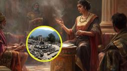 Delfos fue un centro religioso desde el que se guiaron los destinos políticos de la antigua Grecia