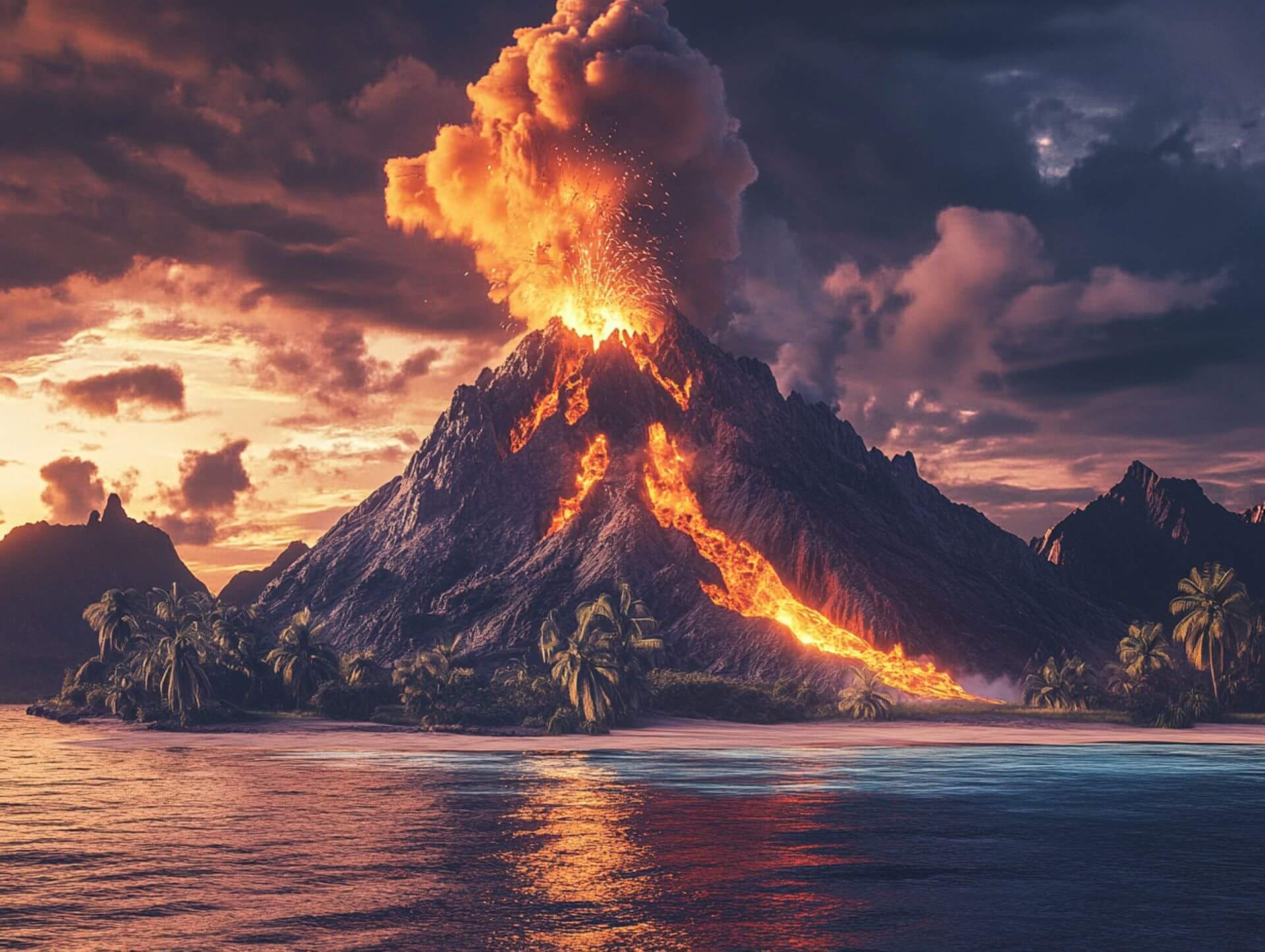 La actividad volcánica también transforma la cultura material y los patrones de habitación