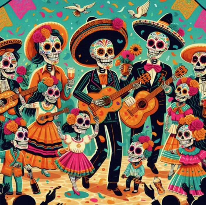 día de los muertos, algar